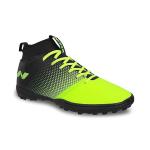 Nivia Ashtang Futsal Shoes for Turf Ground for Mens | Rubber Studs with PU Synthetic Leather Upper | Die Cut Light Weight Insole | Ideal for Hard Surfaces Artificial Turf Surfaces (F. Green) UK-10