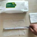 Adaamya - 400 Pcs Disposable Banana Leaf / Plate / Dish Cleaning Wet Wipe for Party, wedding, Picnic