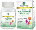 BestSource Daily Multivitamin with Herbs Multi Vitamin for Immunity and BrainHealth (60 Tablets)