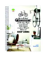 Amblitz Unruled Spiral Notebook | 400 Pages | Pack of 2 | A4 Size | 21cm X 29.7cm| Premium Plus| 70 GSM Paper| Single Subject Notebook |