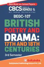 BEGC-107 British Poetry and Drama: 17th and 18th Centuries_Gullybaba.com Panel__184