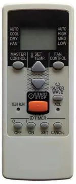 HDF Plastic O General Window Ac Remote Control For 1 And 1.5 Ton Ac(223)
