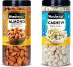 Wondernut Premium California Almond and Cashew Nut Combo 500g (Pack of 2 )Each 250 g