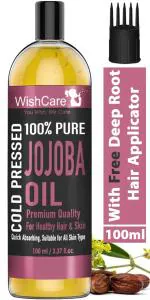 WishCare 100% Pure Cold Pressed Jojoba Oil (100ml)