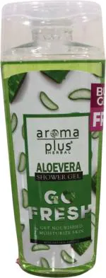 Aromaplus Herbal Aloevera Shower Gel with Natural Essence (250 ml)
