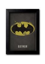 Blue Nexus Classic Batman Logo Wall Poster with Wall Frame Room Art Painting Collection A4 size 10x13