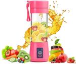 MyHomesWorld Mini Fruit Mixer Machine Portable Electric Juicer grinder | Personal Blender Smoothie Maker USB Rechargeable Fruit Juice Extractor and Mixer for Home Office | (multicolor)