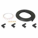 Safe-o-kid Unique High Density L-Shaped 2 Mtr Long Mini 2 Edge Guards With 8 Corner Cushions Pack of 2