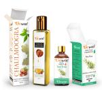 GO WOO Pack of 2 Tea Tree Essential Oil and Chaulmoogra Carrier Oil - 100% Pure & Natural Oil