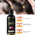 KURAIY Red Onion Oil Hair Growing Red Onion Oil, which increases the collagen tissue level, provides rapid growth, and ends hair loss. (50 ml) & (MEN & WOMEN)