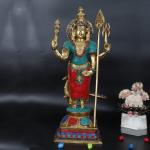 ARTVARKO Decorative Lord Murugan Kartikeya Standing Idol Swaminatha Skanda - 8 inch