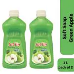 Inclin Green Apple Softsoap, 2 Litre Handwash Moisturizing and soft on hand with nice fragrance (1L*Pack of 2)