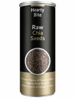 Hearty Bite Raw Chia Seeds Rich in Omega 3 Fatty acids, Fiber and Plant Protein 160 g