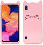 CASECRAFT Samsung Galaxy M10, SM-M105F, SM-M105G, SM-M105Y, SM-M105M Pink Rubber Shock Proof Mobile Back Cover