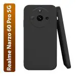 Knotyy Realme Narzo 60 Pro 5G, realme narzo 60 Black Back Cover