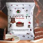 D'aromas Chocolate Cake Premix 500g, Instant Chocolate Cake Mix Powder, Egg Free Premium Cake Premix