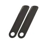 Sheppits Premium ABS Plastic 7 Inches Shoe Horn, Travel Friendly & Pocket Friendly, Shoe Wearing Stick (Grey, Pack of 2 Pcs)