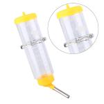 Sumi Pets Small Animal Water Bottle, 250ml Pet Bottle Dispenser Cylindrical Water Drinking Feeder With Spring rope for Rat Small Hamster Rabbit Parrot Pigs Cage