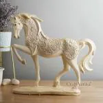 CraftVatika Horse with Uplifted Legs Standing Showpiece for Home Office Decoration Gift Item