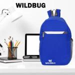 Wildbug Waterproof Bag for school,exam,sports day Waterproof Backpack (Blue, 25 L)