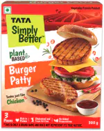 Tata Simply Better burger patty, tastes just like chicken 300g
