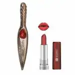 ONELOOK Krayons Sheer Matte lipstick 3.5gm with Shills Sketch Eyeliner Black 1ml Combo (Pack of 2) Orange Tango