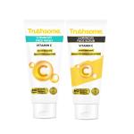 Truthsome Luminous Face Wash and Face Scrub - for All Skin Types - 100 ml+ 100 ml - For Men/Women, With Vitamin C, Coconut Water and Moisturizing Scrub, No Sulphates, Silicones, Parabens and Phthalates, Pack of 2