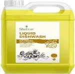 Shatras 5L Dishwash Liquid Gel Lemon Can Jar, Utensil Cleaner Removes Grease, Cleansing & Antimicrobial action