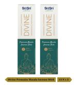 SRI SRI TATTVA Shuddhta ka naam Divine Premium Masala Incense Stick | 15 Agarbatti Sticks | Pack of 2