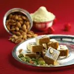 GHASITARAM'S Pure Besan Barfi For Every Traditional Festival, Indian Mithai, Famous Indian Sweets (400g)