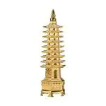 KIRINVEDA Fengshui Education Tower 6 inch Alloy Wenchang Tower Nine Levels and Career and Business
