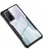 ZAPLAB Mi 10T, Mi 10T Pro Transparent Black Bumper Plastic Hybrid Crystal Clear Camera Protect Airbag Design All Side 360 Degree Protection Back Cover