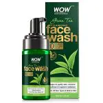 WOW Skin Science Green Tea Foaming Face Wash - With Green Tea & Aloe Vera Extract - For Purifying Skin, Improving Radiance - No Parabens, Sulphate, Silicones & Color - 100 ml