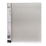 Eslee Subject File | Presentation / Quotation File | Best for A4 Size Paper | Transparent Cover | Eco / Fastener Clip | Grey - Pack of 5 (EOT2A4 Grey)