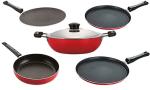 Nirlon 5 pcs of Non-stick Kitchen Cooking Utensil Combo Set