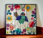 CASA-NEST Digital Print Food Mat,Waterproof Bed Server/Food Mat/Bedsheet Protector/Laminated with 3 Layered Heavy Material. (Bird Smart)