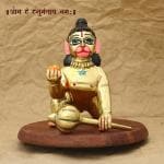 Vedic Vaani Hanuman Lala Balswarup, Bajarangabali, Kesari Nandan Fine Brass Murti (1 Pcs)