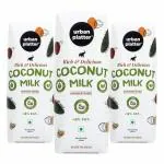 Urban Platter Unsweetened Coconut Milk, 250ml [ Pack of 3 ]