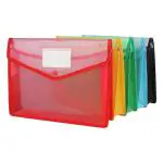 Rangwell Multicolor A4 Documents File Storage Bag (Pack of 3)