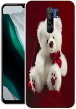 Paedicon Red, White Silicone Mobile Back Cover (Redmi 9 Prime, POCO M2)