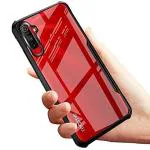 RUPELIK (Eagle Realme C3 Black/Transparent) Shock Proof Clear Protective Hybrid TPU & PC Transparent Back Crystal Clear Eagle Case Cover for Realme C3 (Black/Transparent)