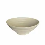 Irida Naturals Wheat Straw Ramen Bowls Set of 1-7.5 Inches-Serving & Breakfast Bowl for Kitchen Unbreakable Bowl, Microwavable, Lightweight & Eco-Friendly Oats Bowl for Snacks and Noodles(Soft Beige)