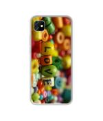 Casotec Colorful Love Design Printed Silicon Soft TPU Back Case Cover for Gionee Max Pro