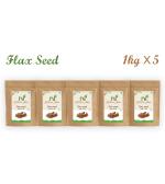 Nature Food Best Quality Flax Seed 5 kg (1 kg x 5 ) Alsi