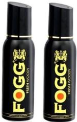 Fogg Fresh Woody Body Spray 120ML Each ( Pack of 2)