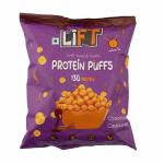Lift Protein Puffs | Not Fried,Gluten Free,No Cholesterol,No Trans-Fat | Chocolate|50 gm (Pack of 4)