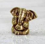 RITUALISTIC Elegant Brass Appu Ganesha Statue