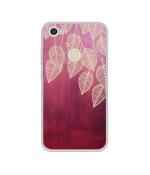 Casotec Leaf Pattern Design Printed Silicon Soft TPU Back Case Cover for Xiaomi Redmi Y1 (Note 5A)