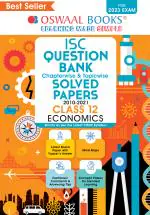 Oswaal ISC Question Bank Class 12 Economics Book (For 2023 Exam)