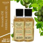 Herbal Khadi Herbal Hair Oil, Pure Herbal Ayurvedic Avocado Hair Oil    (200 ml)
